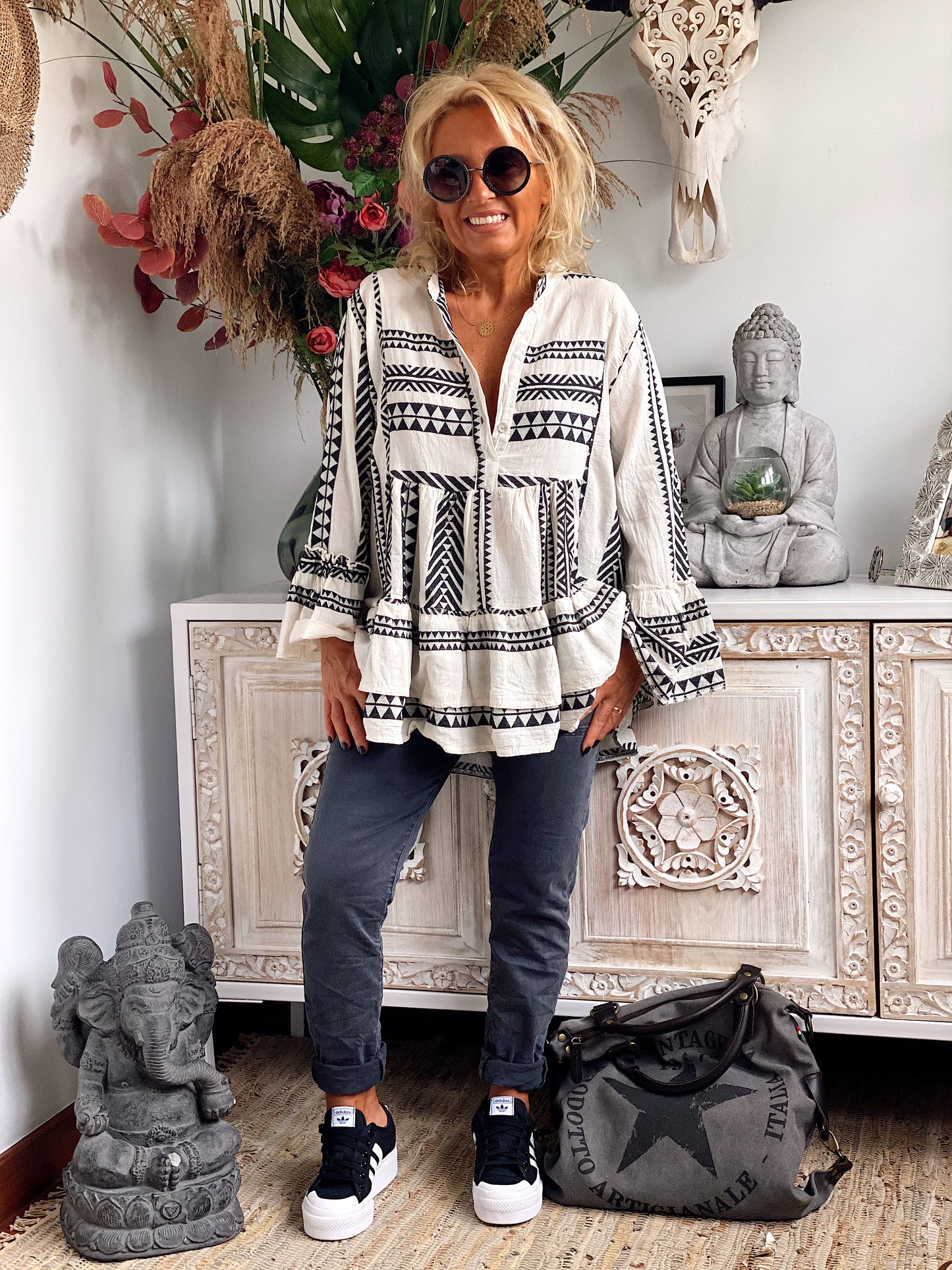 PANTALÓN BAGGY SHILA GRIS