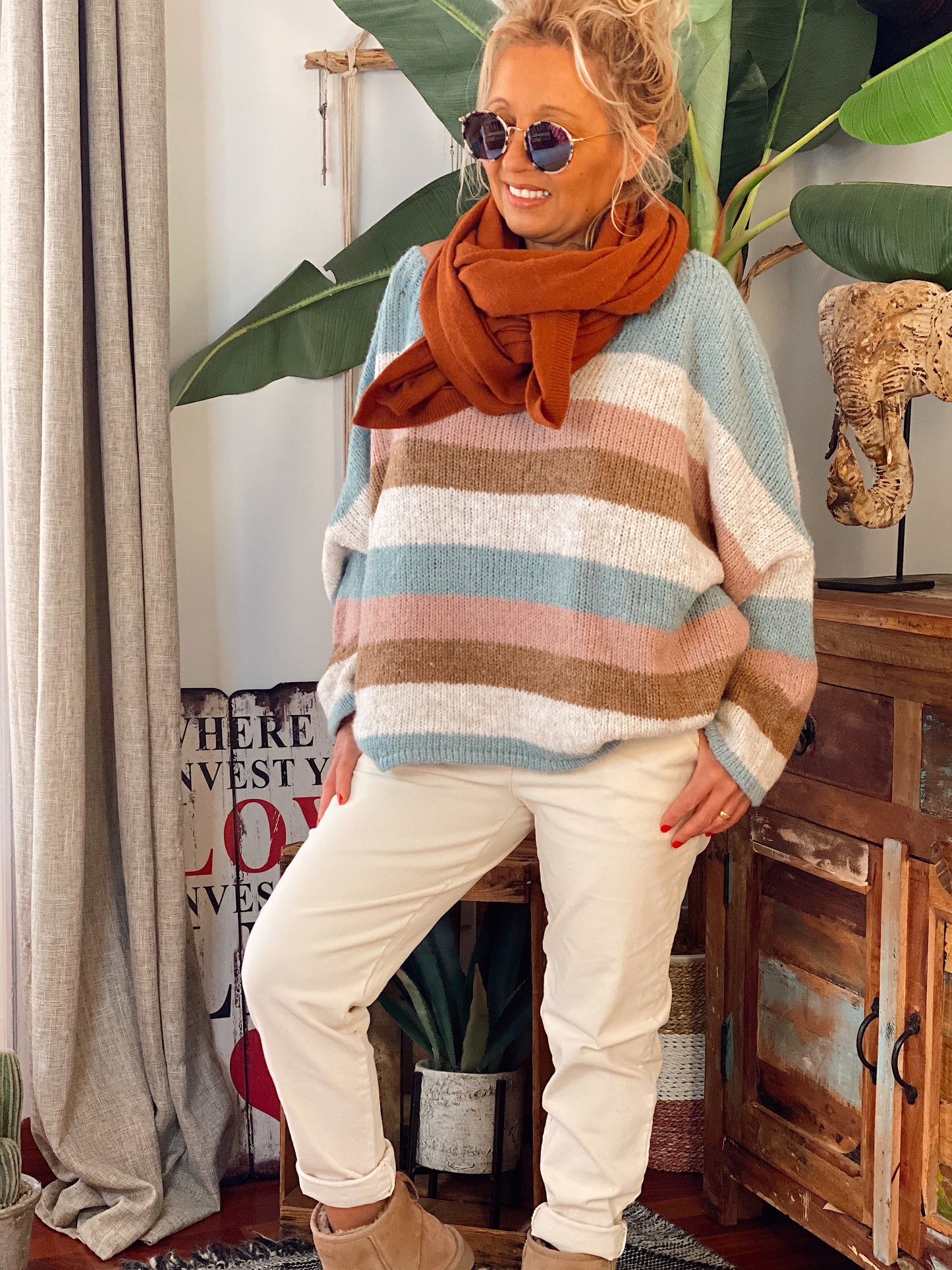 PANTALÓN DE PANA TARIKA CRUDO