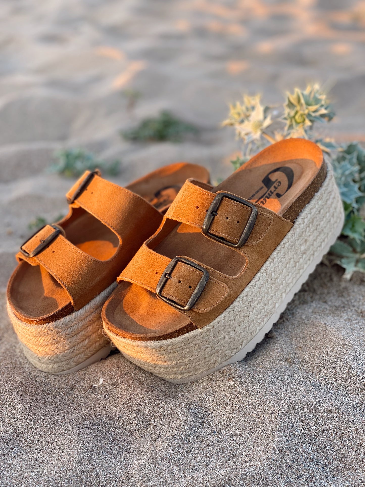 SANDALIAS PLATAFORMAS MÁXI CAMEL