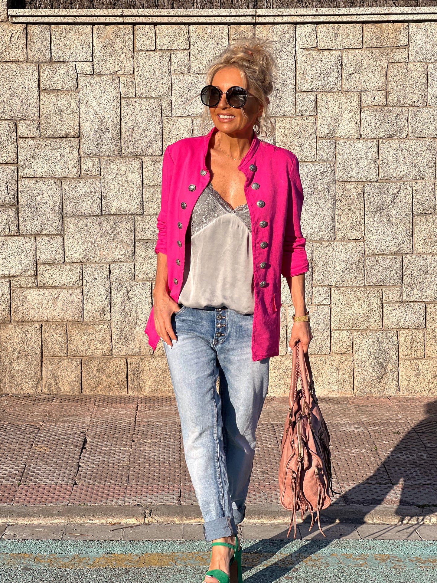 CHAQUETA KAREEN ROSA