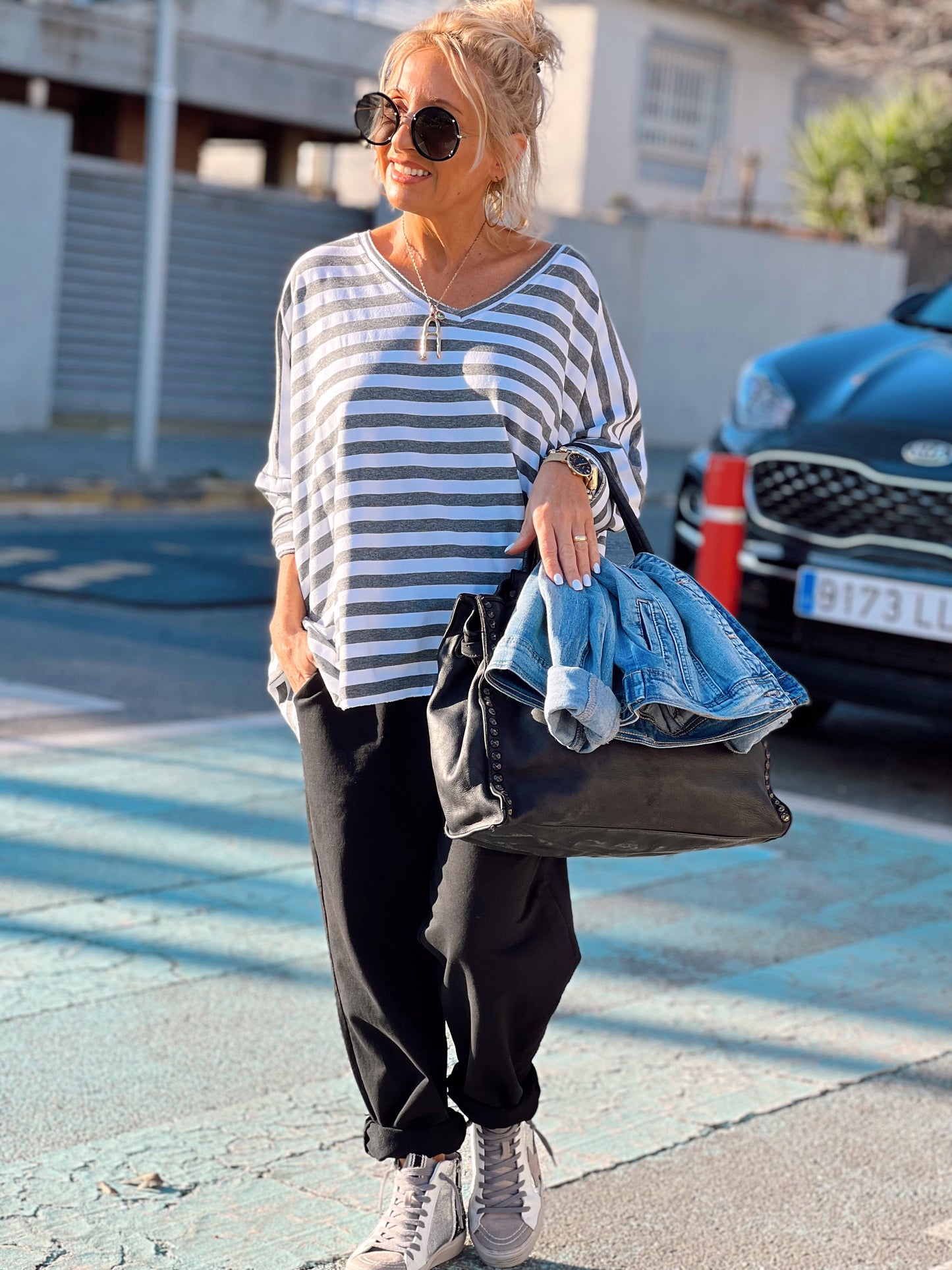 PANTALÓN BAGGY MARYN NEGRO