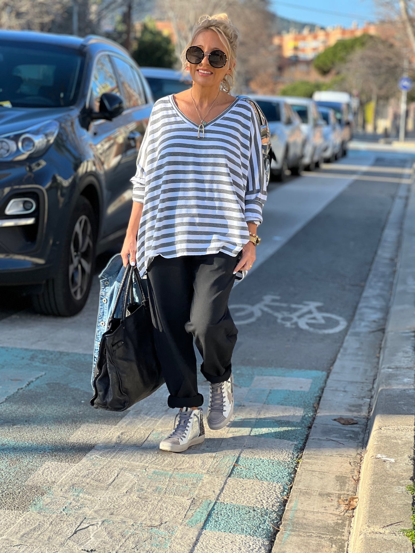 PANTALÓN BAGGY MARYN NEGRO