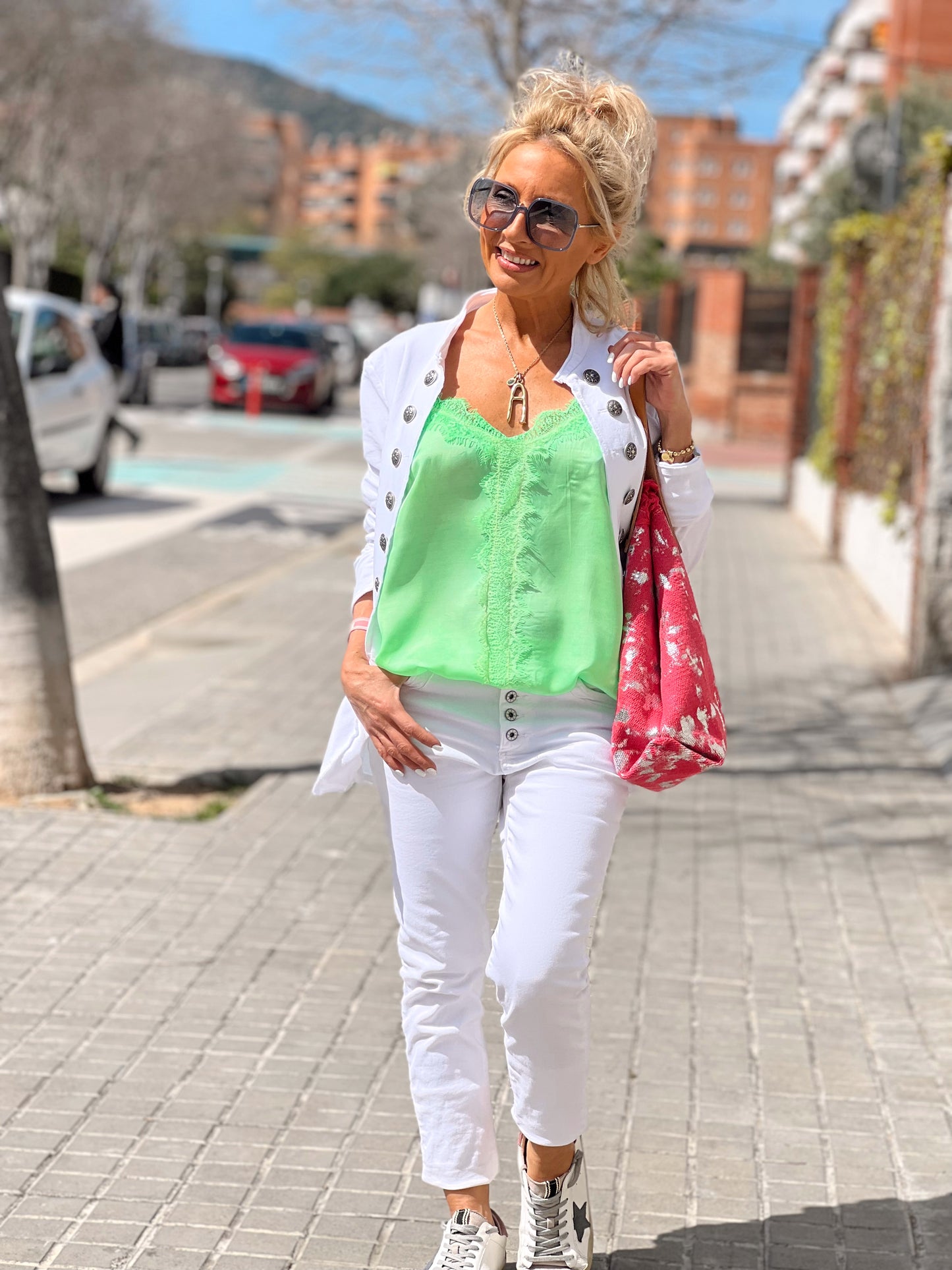 CHAQUETA KAREEN BLANCO