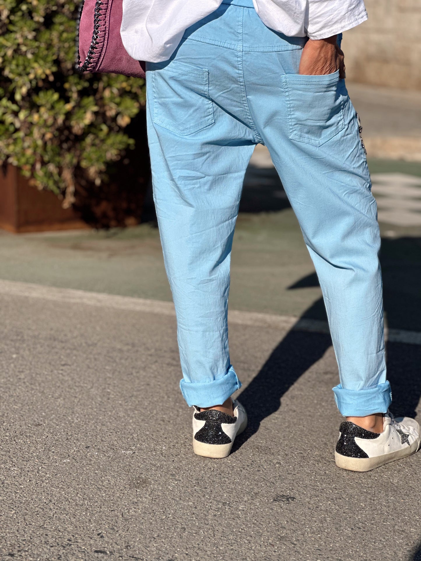 PANTALON BAGGY KLAUDIA AZUL