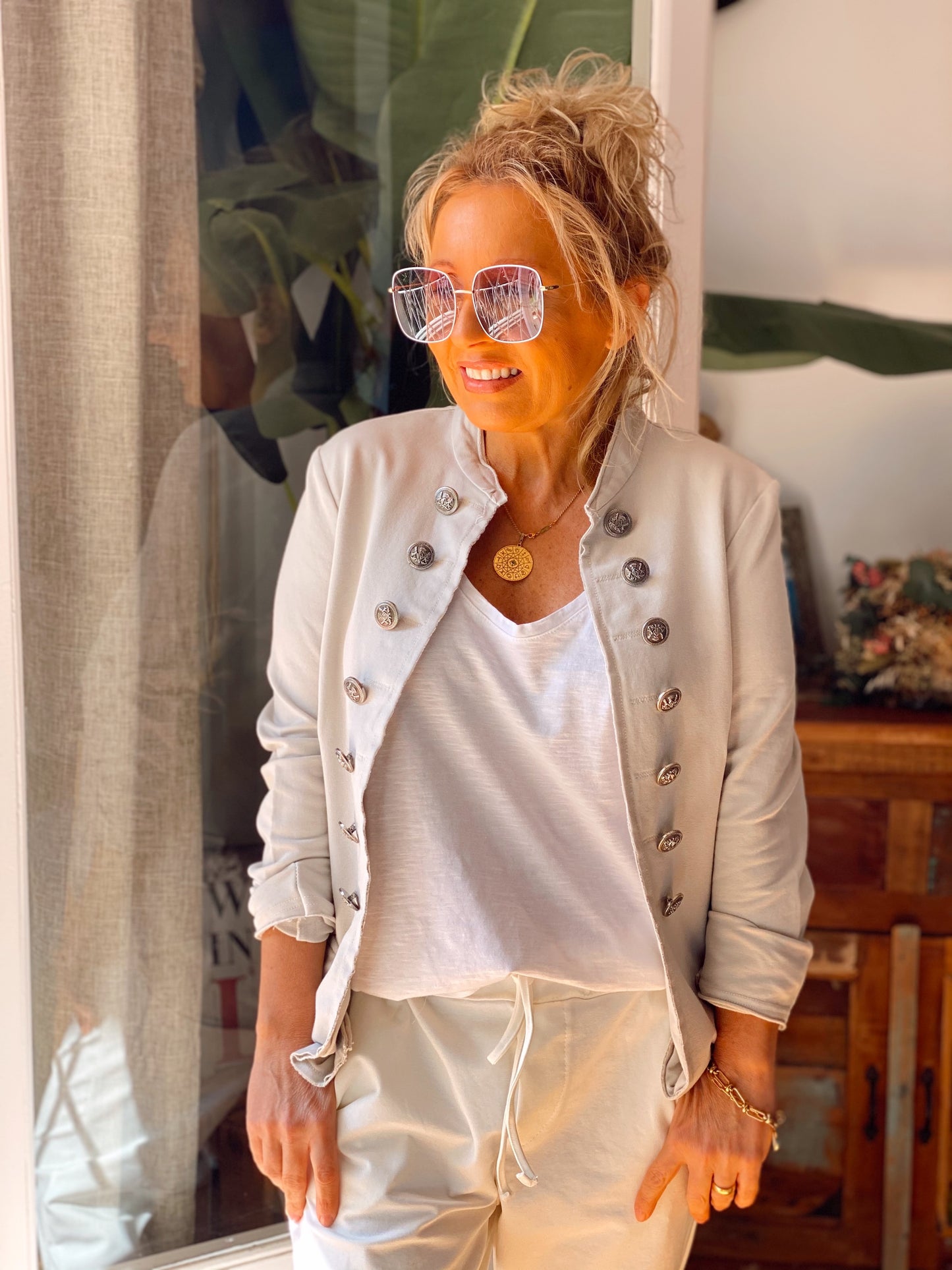 GAFAS DE SOL BRANDY BLANCO